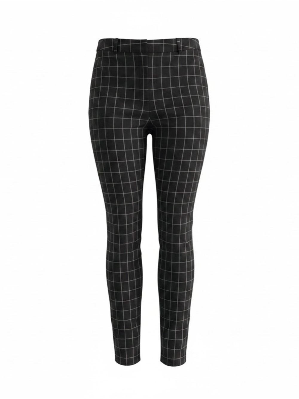 Amanda & Chelsea Black Windowpane Skinny Pants